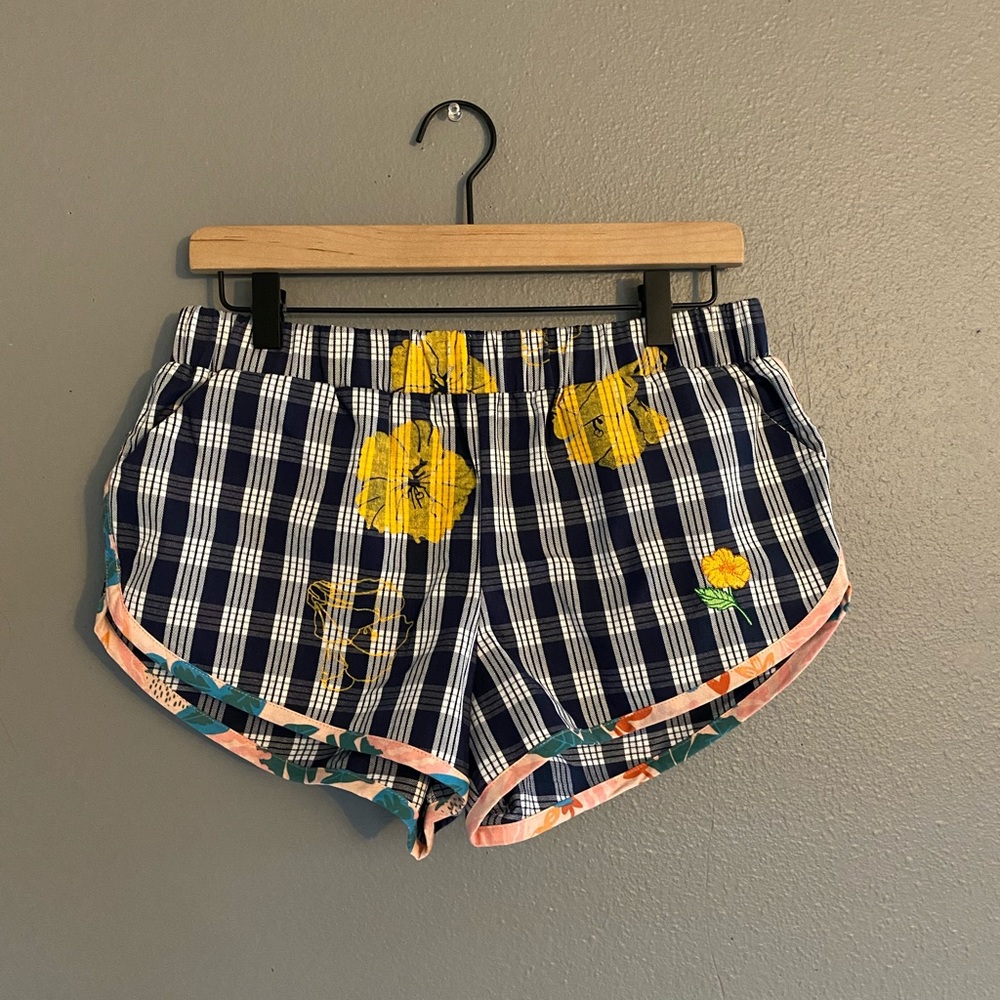 Navy Palaka Cruzier Shorts